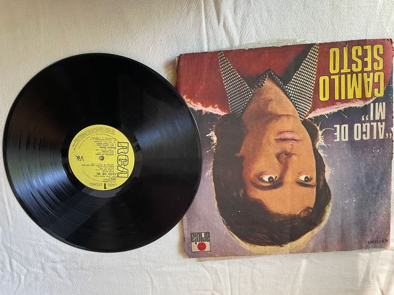 Vinilo "Algo de Mi" de Camilo Sesto (RCA)