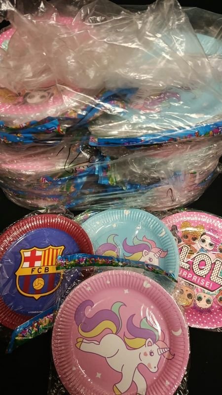 Pack de 10 Platos Descartables para Cumpleaños Infantiles