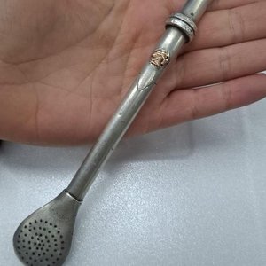 Lote anterior: Bombilla Gruesa de Plata y Oro para Mate