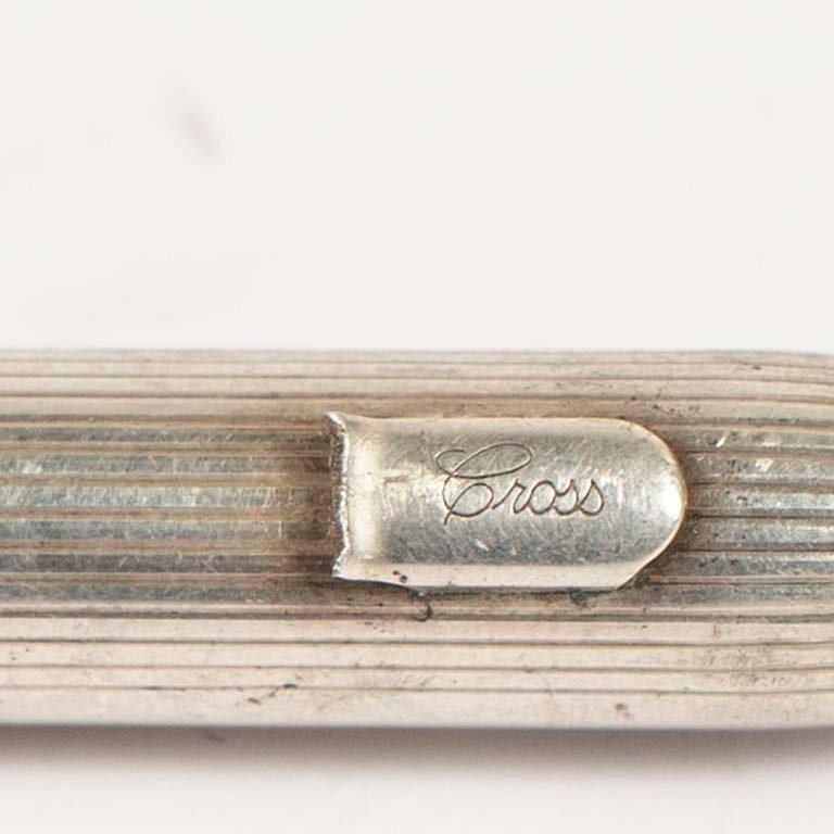 Lapicera Cross plata con avería - Medidas: 14.5cm - imagen 2