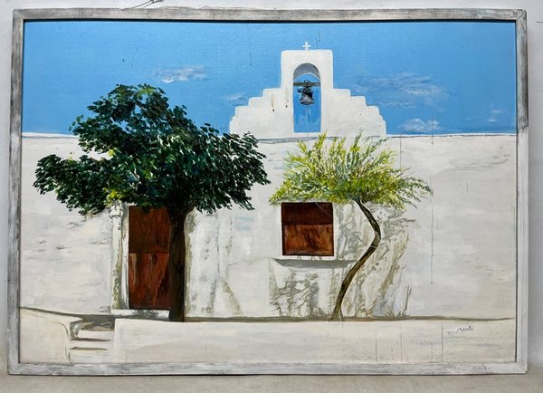 Lote anterior: Mabel Lecatte "Fachada con campanario" - Pintura en venta