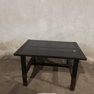 Mesa Ratona Antigua de Madera Oscura - imagen 2