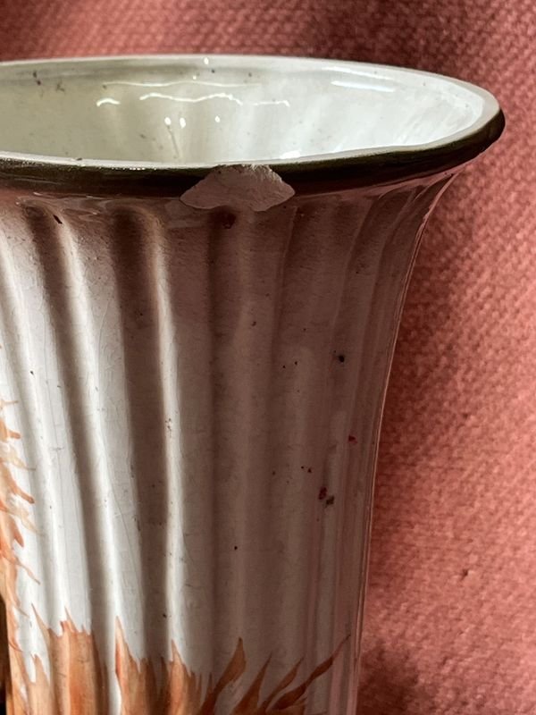 Florero Italiano en Porcelana con Detalle en el Ribete - imagen 5