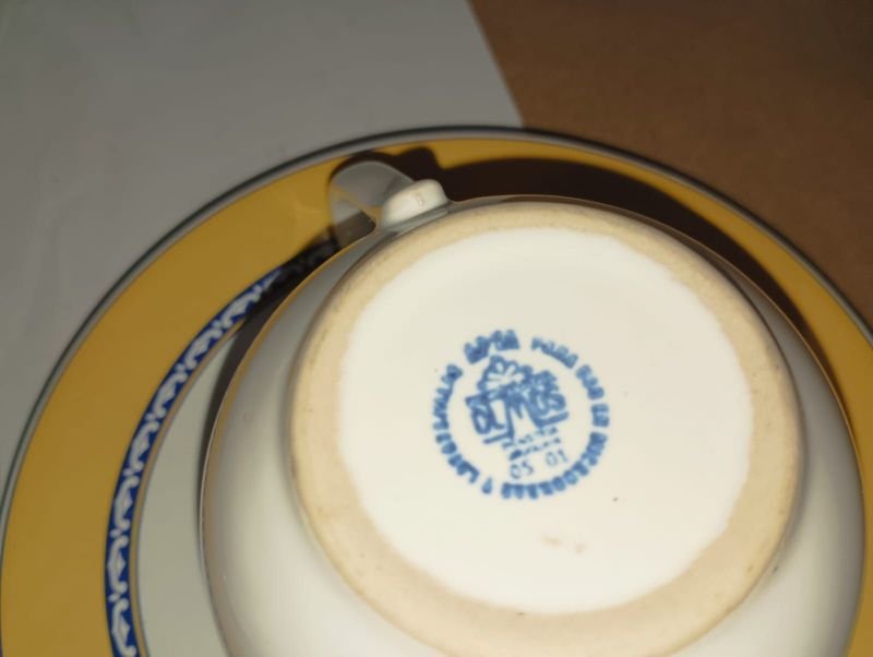 Juego de té Olmos con 4 platos y tazas - imagen 5