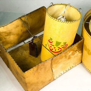 Lote de Pantallas para Lámparas Vintage con Diseños Infantiles - imagen 4