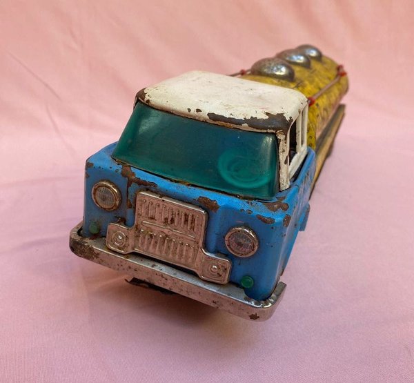 Antiguo camión tanque cisterna en chapa litografíada para coleccionistas - imagen 2