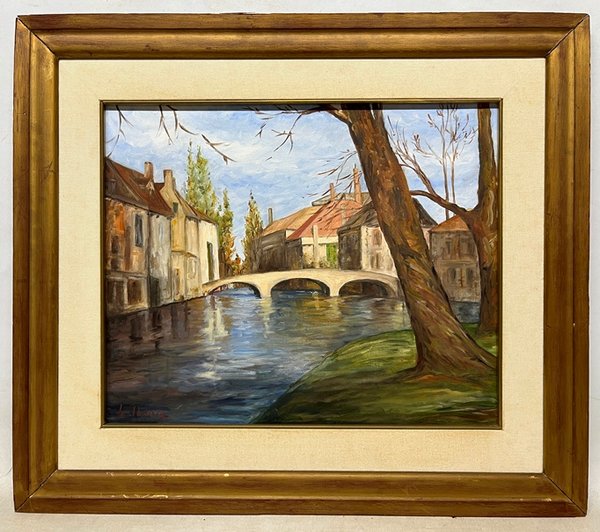 Lote siguiente: Linda Ibarra "Bruselas" - Pintura al óleo sobre cartón