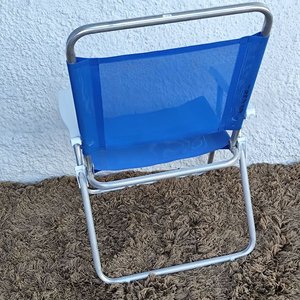 Silla Plegable Master Plus Aluminio Mor Azul con Apoyabrazos - imagen 13