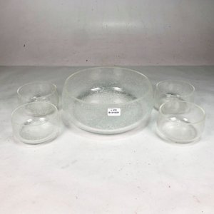 Juego de 5 Piezas de Vidrio: Ensaladera y Compoteras - imagen 2