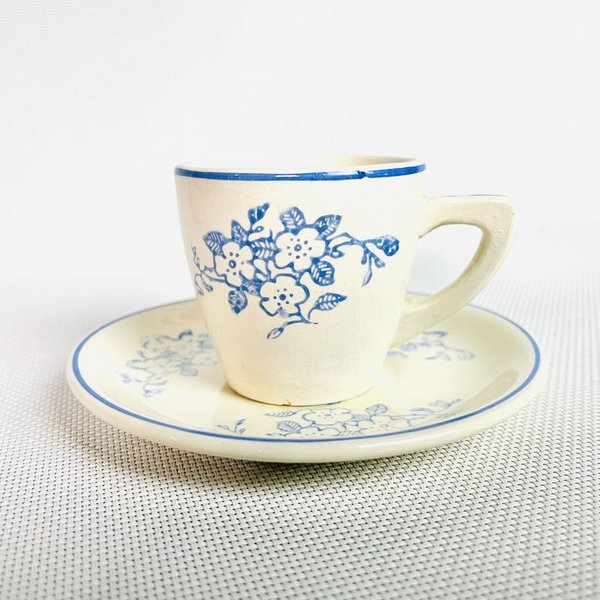 Piezas de loza antigua para servir café - imagen 2