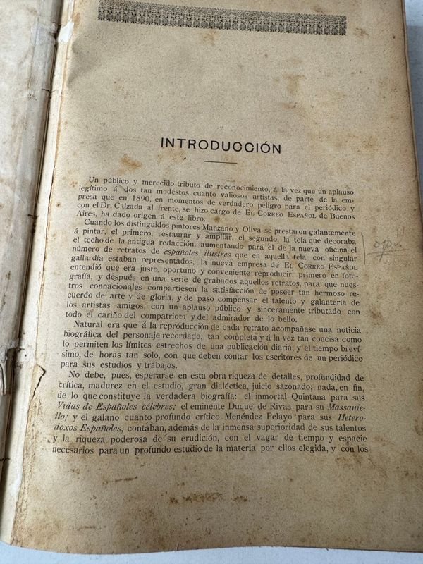 Galería Españoles Ilustres Retratos y Biografías Publicadas por El Correo Español - Buenos Aires 1893 - imagen 3
