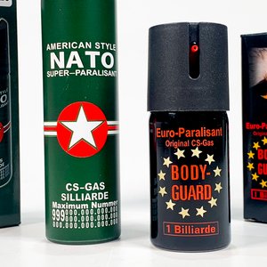Dos Gases Pimienta Nato y Body Guard, Uno Verde y Otro Negro - imagen 3
