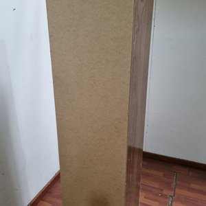 Placard Multiuso Blanco y Madera con Estantes Interiores - imagen 4