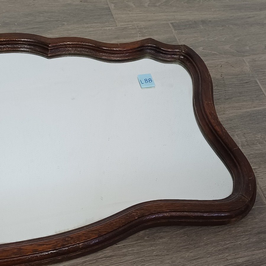 Espejo de madera maciza para decoración - imagen 4