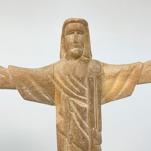 Escultura Cristo Redentor en Piedra, 17 cm - imagen 2