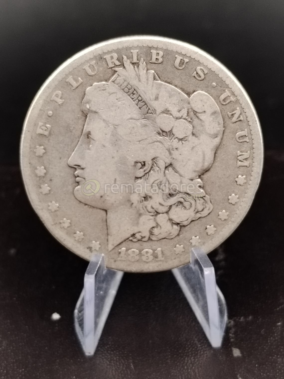 Moneda Morgan Dollar 1881 Plata