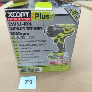 Taladro de Impacto Inalámbrico Xcort Plus 21V con Accesorios - imagen 2