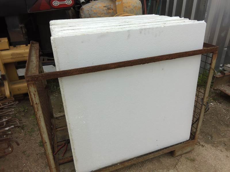 35 Placas de Espuma Plástica Blanca