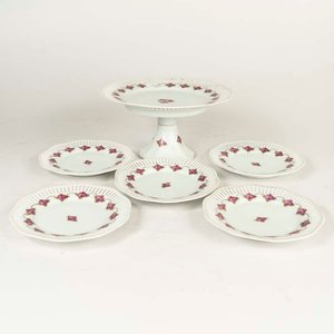 Lote anterior: Juego de 6 Platos y Bandeja de Porcelana Calada con Flores
