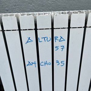 3 Radiadores de Aluminio Blancos en Diferentes Medidas - imagen 6