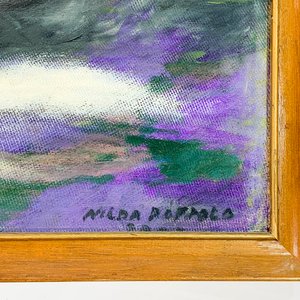 Cuadro Óleo "Naturaleza Muerta" Firmado Nilda Poppolo - 52x42 cm - imagen 3
