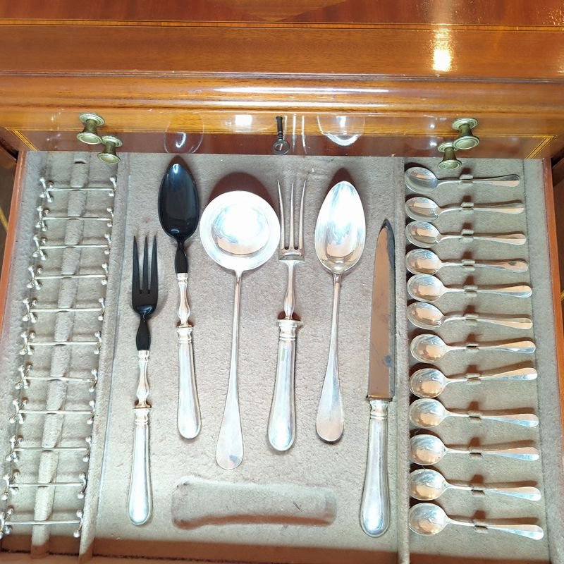 Conjunto de cubiertos frances en plata, modelo FIDELIO INMACULADO - imagen 6