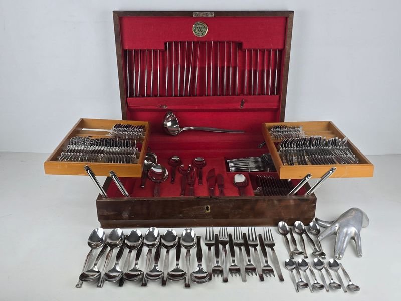 Juego de Cubiertos Wolff Acero Inoxidable Completo en Estuche