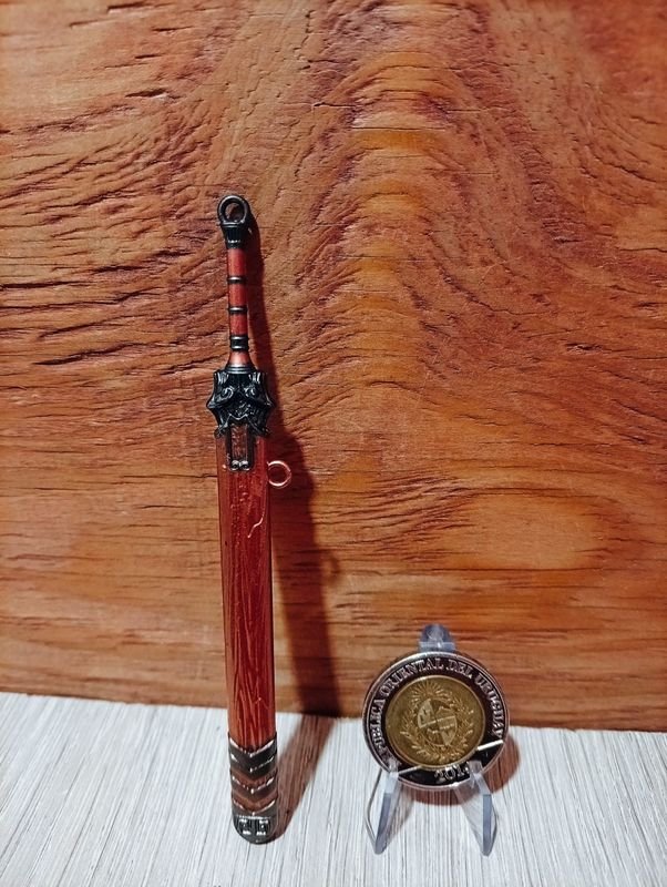 Espada Jian Miniatura en Metal, Réplica Histórica China