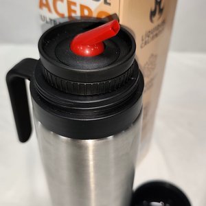 Termo de Acero Inoxidable 1 Litro con Pico Cebador y Caja - imagen 3