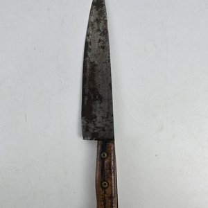 Cuchillo Tramontina Antiguo de Cocina con Mango de Madera - imagen 2