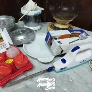 Lote de Utensilios de Cocina: Cuchillo Eléctrico, Juguera, Balanza y Moldes - imagen 5
