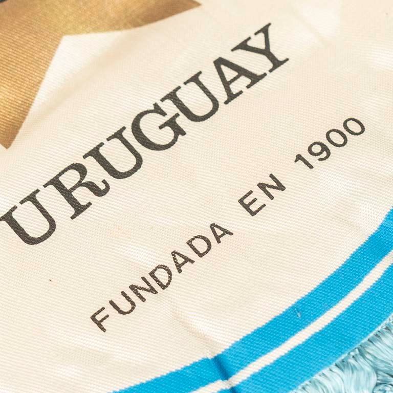 Banderín de intercambio de la AUF en el Mundial de Italia 90' - imagen 3