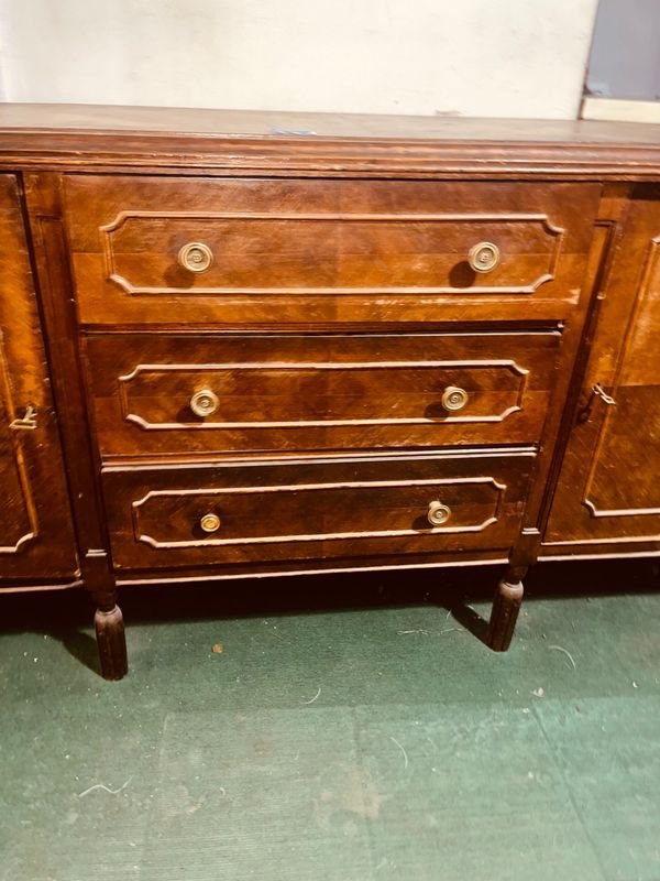 Bargueño americano antiguo de madera - imagen 3