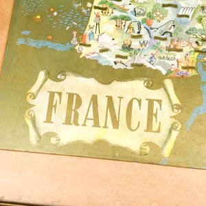 Cuadro Mapa Ilustrado de Francia, 62 x 50 cm - imagen 3