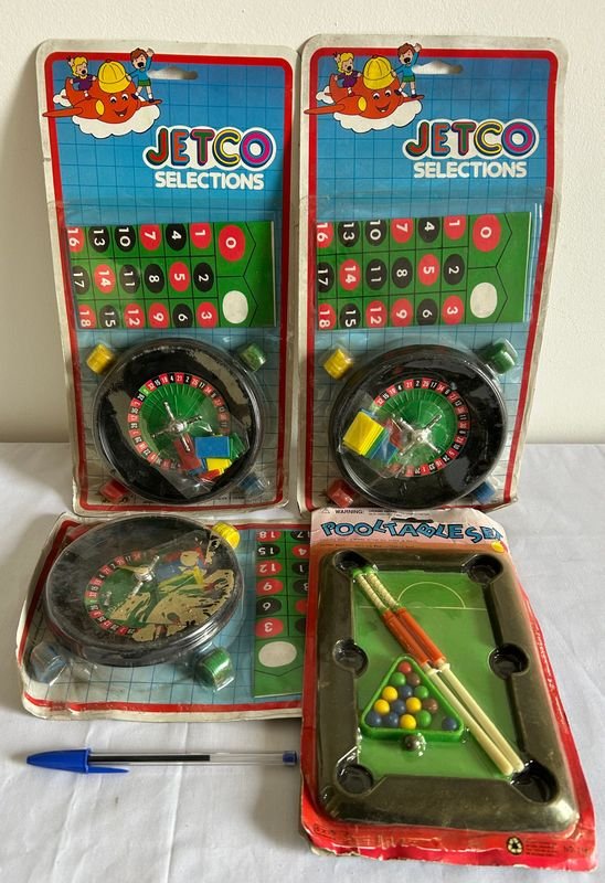 Lote de Juegos Infantiles Jetco Selections: Ruleta y Pool - imagen 1