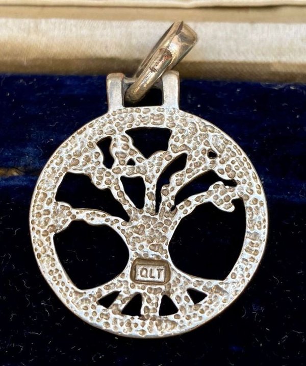 Dije de plata con diseño del árbol de la vida - imagen 2