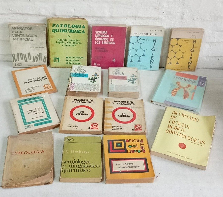 Lote de 16 Libros de Medicina y Salud