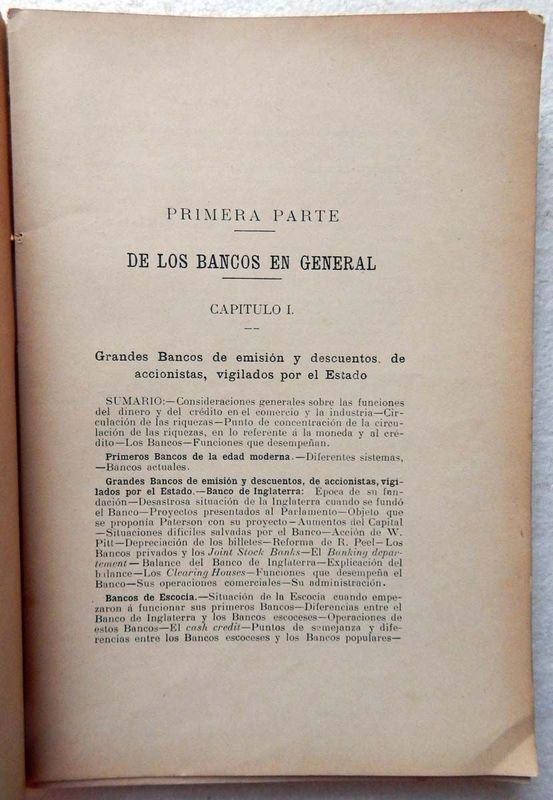 Libro de Historia De Los Bancos Modernos. La Moneda Y El Crédito. - imagen 3