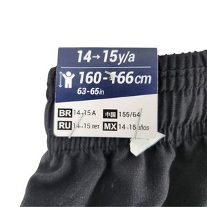 Short Deportivo Transpirable Negro para Niña Talle 14-15 Años - imagen 3