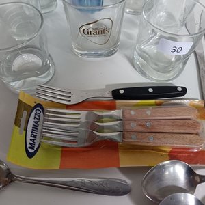Lote de Vasos y Cubiertos Varios - imagen 2