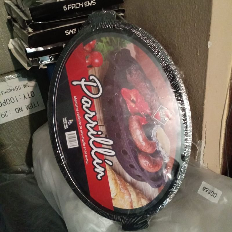Lote siguiente: Brasero oval para cocina