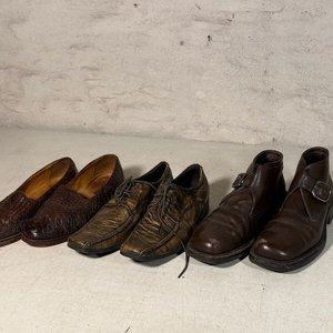 Lote siguiente: Lote de 3 Pares de Zapatos de Cuero Talle 6