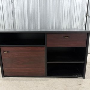 Rack ocredenza auxiliar con puerta y cajón - imagen 1