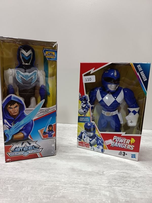 Lote siguiente: Figuras de Acción de Power Ranger y Max Steel