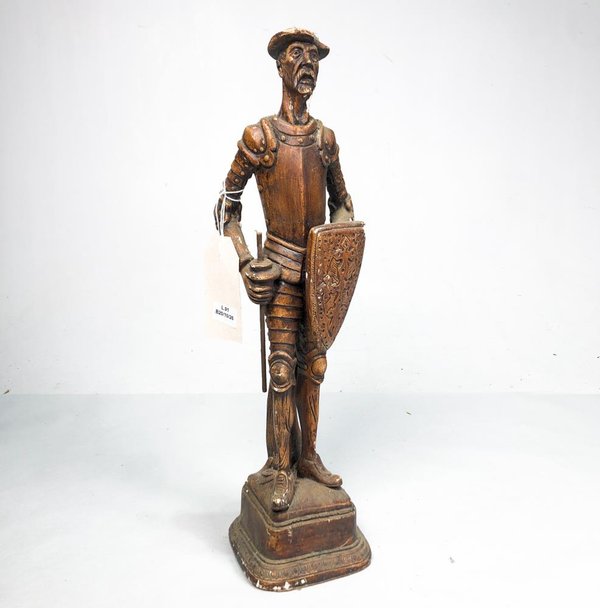 Figura de Caballero en Madera Tallada - 40 cm - imagen 1