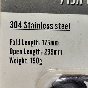 Pinza Sujetapeces Plegable Profesional Acero Inoxidable 304 Azul - imagen 18