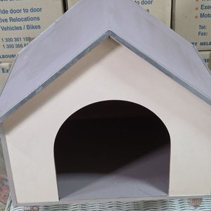 Casa para Mascotas de Calidad Color Beige y Gris - imagen 3