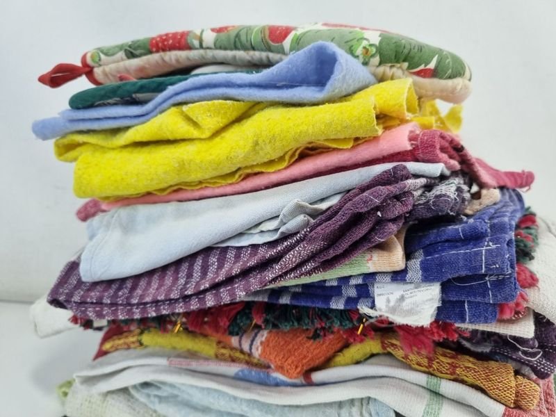 Lote de textiles para cocina - Gran variedad de colores y patrones - imagen 5