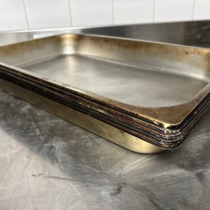 Juego de 8 Bandejas Gastronorm Acero Inoxidable 53x33x6.5cm - imagen 3