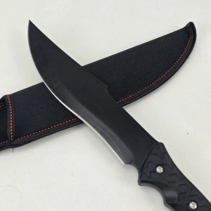 Cuchillo Bowie Negro con Funda - imagen 2